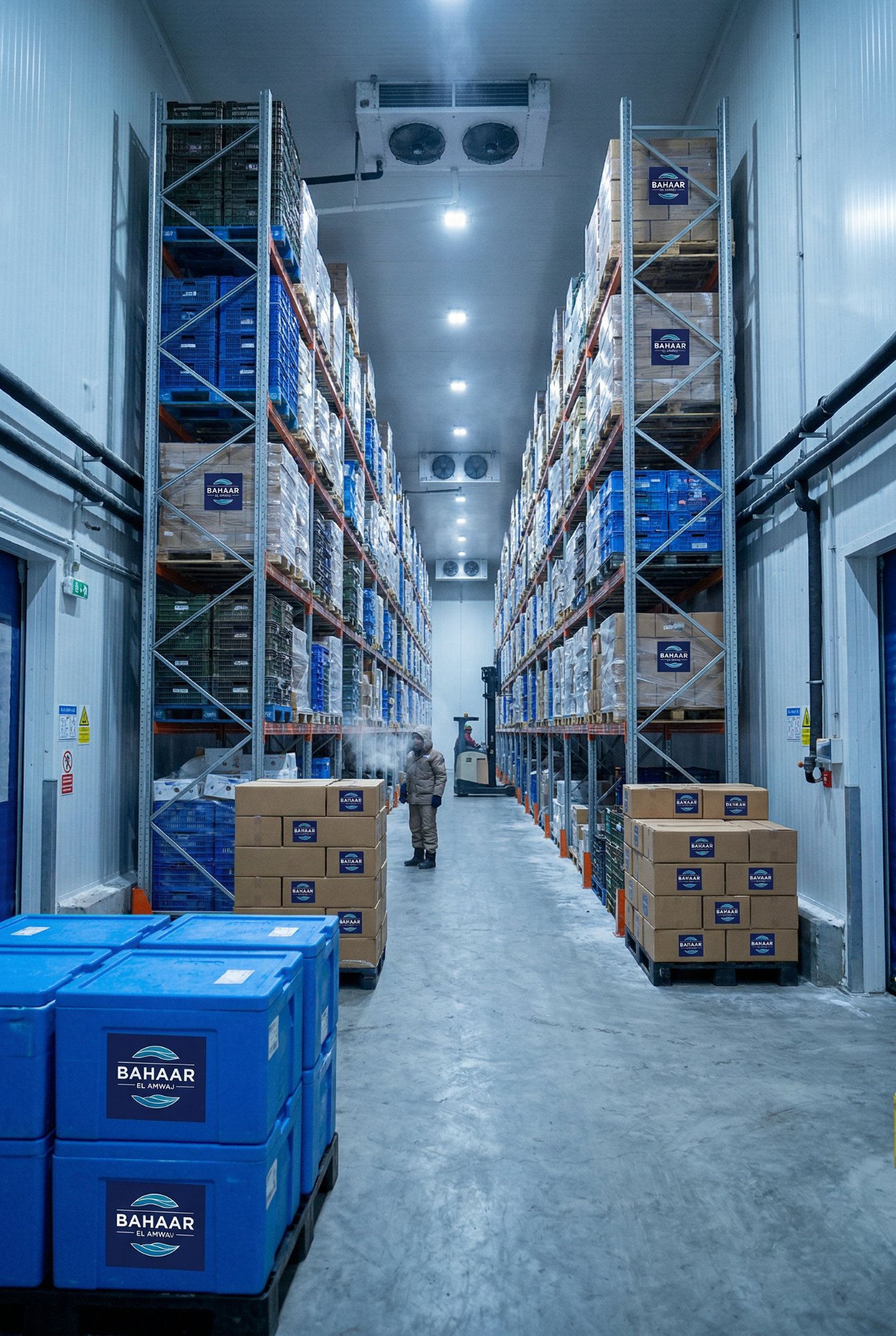 Bahaar El Amwaj cold storage warehouse operations